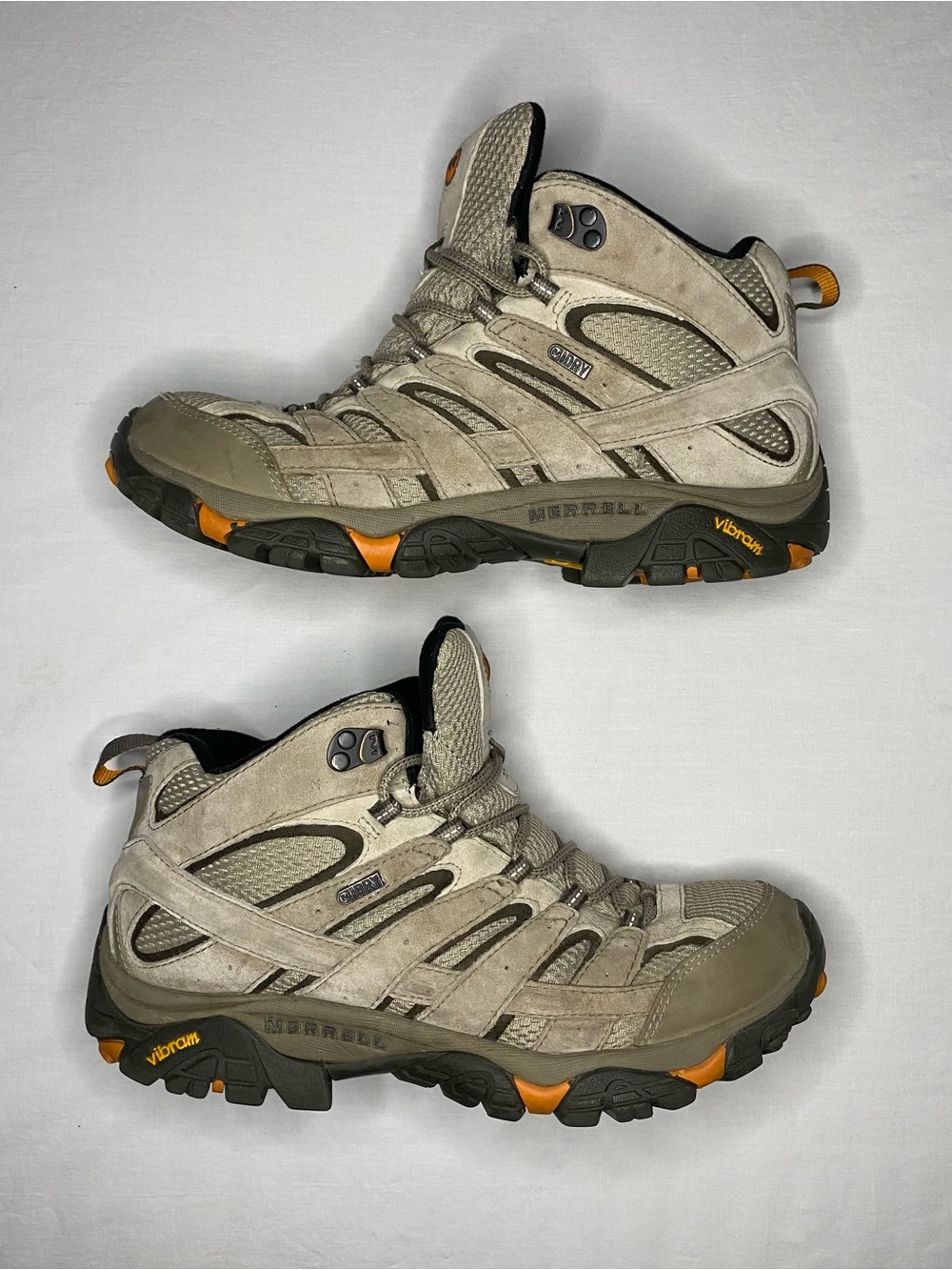 Merrell Moab 2 Mid Waterproof Hiking Boots Brindle Mens 10.5